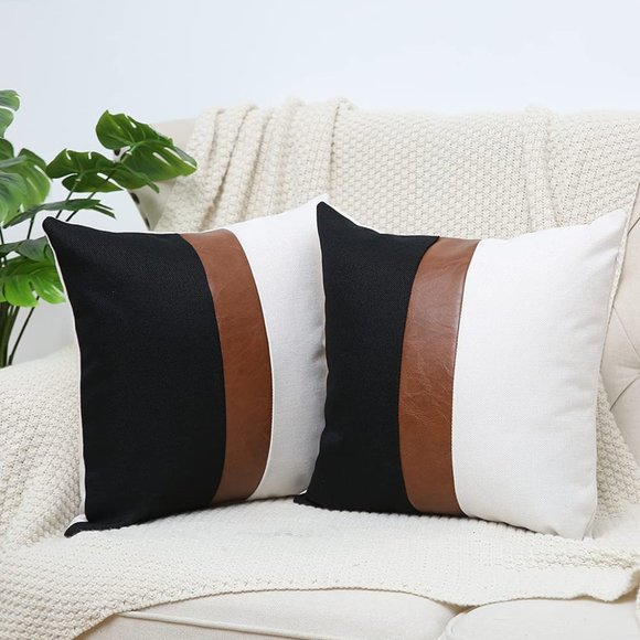 New 2 Modern Boho Decor Cushion Covers - Picture 1 of 4
